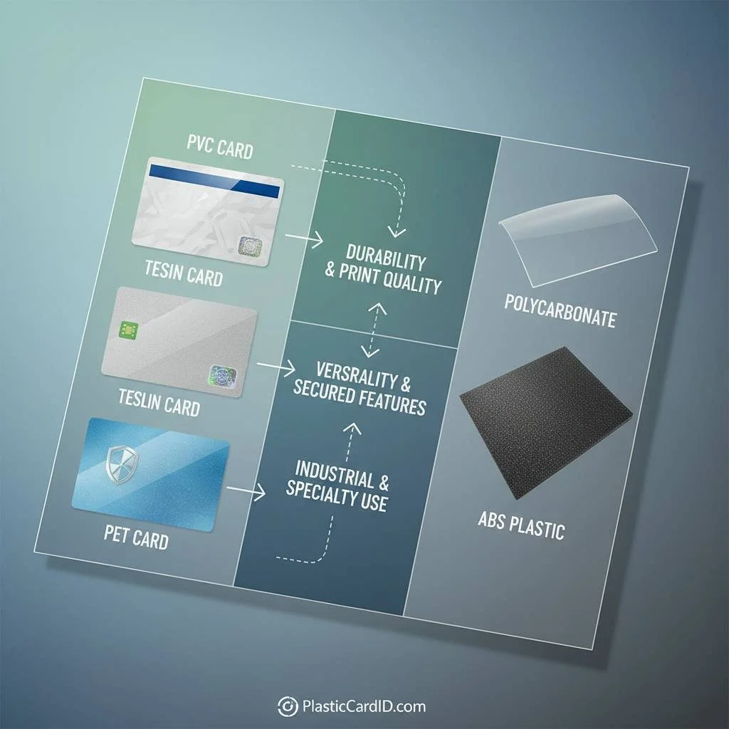 Comparing PVC Cards and Other Plastics